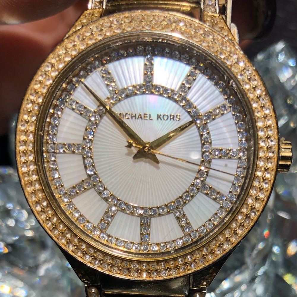 AUTHENTIC Michael Kors gold watch